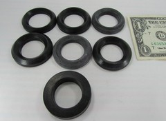 One 7-Piece Hydraulic Cylinder Rod V Seal Packing Set 25.37 x 41.27 x 35.05 MM