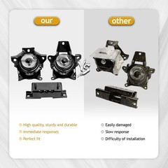 3PCS Engine Motor Mount Set for 2014-2020 Silverado Sierra Tahoe 4WD V8