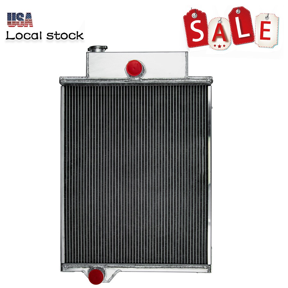 4Row Radiator For John Deere Tractor 4000 4020 AR40832 AR46434 AR49454 Aluminum