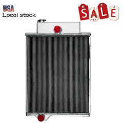 4Row Radiator For John Deere Tractor 4000 4020 AR40832 AR46434 AR49454 Aluminum