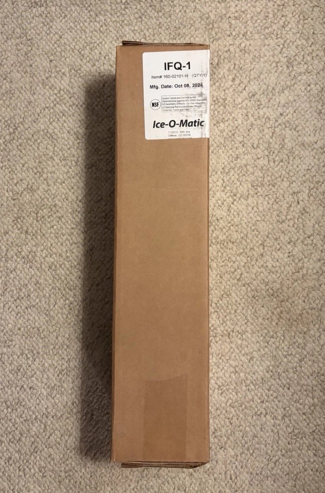 Ice-O-Matic IOMQ IFQ-1 Water Filter Cartridge W/Manifold. See Description.