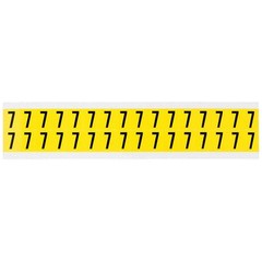 BRADY 3420-7 Carded Numbers and Letters,7 4T701