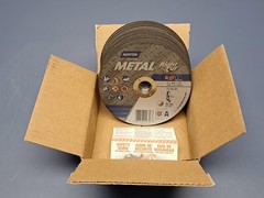 Lot of 25 Norton 02757 6″ X 7/8″ Metal RightCut Right Angle Cut-Off Blade