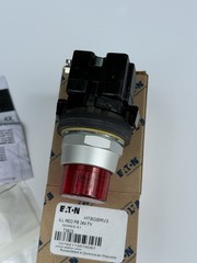 Eaton HT8GBRV3 Illuminated Red Push Button 24V – New
