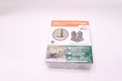 Ozco Laredo Sunset Lite Elevated Post Base Galvanized 4″ x 4″ 54207