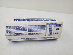 VINTAGE 1986 WESTINGHOUSE MERCURY LAMPS 175 WATTS H39 250 WATTS H37 DNT0424C U5