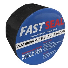 FastSeal RV Roof Tape 3″ x 50′ Black UVResistant, for Eternabond