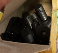 10pcs) Holo-Krome 1/2″-20 x 1 1/2″ (FT) Socket Flat Hd Cap Screw, Black Oxide