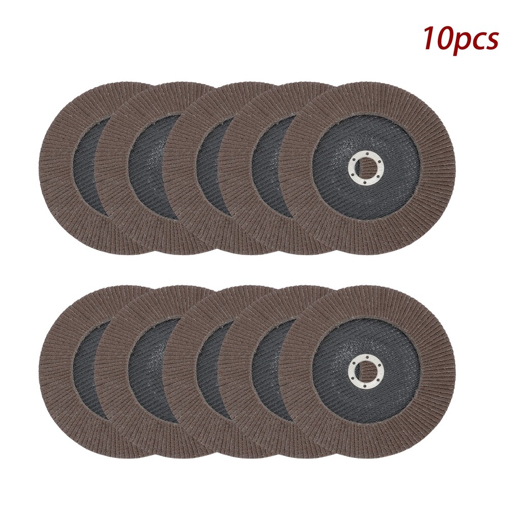 10 Pcs 7″ x 7/8-Inch T29 Flap Discs 40 Grit Flapper Wheel for Angle Grinder