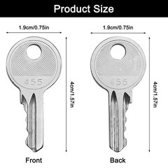 Versatile 10-Pack 455 Keys for Scissor Lifts – Compatible with Multiple Brands