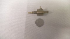 Brass vacuum venturi assy, 40 to 60 PSI in, 18 to 22 HG out, nos