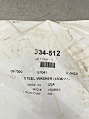 43QK118 MACK Dayton 334-512 Thrust STEEL WASHER 09-7550, S7041, 25166816, E5423