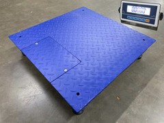 NTEP 1000 lb 0.2 lb 2’x2′ Heavy Duty Floor Scale industrial warehouse
