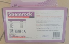 2-Pk Shamrock Latex Powder Free Exam Gloves 100 Count each Size Medium #10112