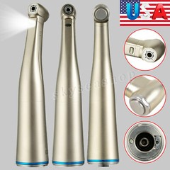 Dental Contra Angle Handpiece 1:1 LED Fiber Optic Low Speed φ2.35mm Fit NSK X25