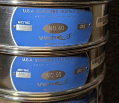 8″ USA Standard Testing Sieve Stainless Steel, Size No. 635,100,80,,50,40