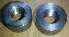 8 PCS M 12 X 1.5 STEEL WELD BUNGS, 3/4 DIA .4″ Long, MADE IN THE USA,