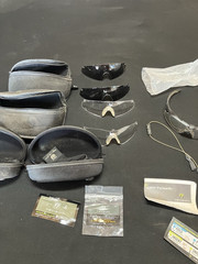 Revision Stingerhawk Frameless Safety Glasses Kit, Clear & Gray Lenses