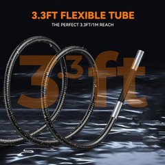 50%OFF 2-Way 360° Endoscope W/Light Industrial Articulating Borescope Camera