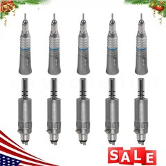 SEASKY Dental Straight Nosecone / Air Motor Low Speed Handpiece E-type 4 Hole ns