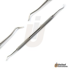 Dental Spoon Excavator Set Of 2 Dentin Carious Removal Tooth Surgery Instruments