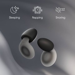 Loop Dream Earplugs for Deep Sleep, Napping and Snoring – Black