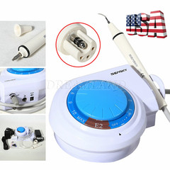 Ultrasonic Dental Piezo Scaler LED Handpiece 5 Tips Fits EMS Cavitron Woodpecker