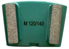 Grinder Tooling Quick Change for HTC Concrete Grinders Medium Bond 120 Grit