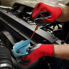Grease Monkey Nitrile-Coated Work Gloves (15 pk.)- Large