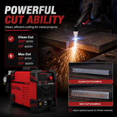 2026 ARCCAPTAIN CUT50 NOVA Plasma Cutter – 50A IGBT, Dual Voltage 110V/220V