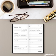 2026 At-A-Glance 72-02-05 Fine Diary Weekly Monthly Planner, 3 x 6″