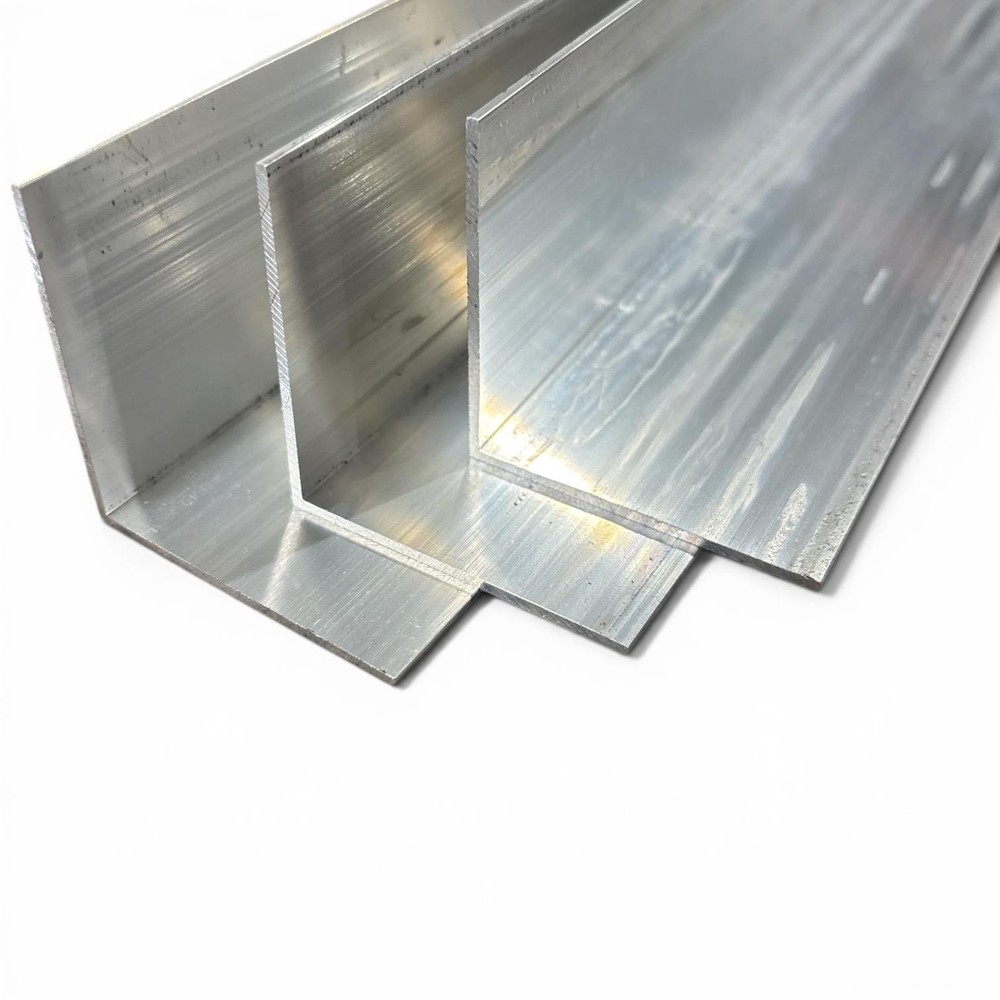 2″ x 2″ x 1/16″ x 12″ (3 Pack), 6063-T52 Aluminum Angle
