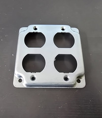 4 Square Industrial Cover Duplex Garvin G1939 ! FREE SHIPPING ! Z49