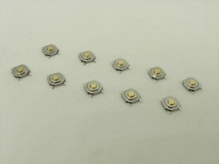 10x Pack Lot 4 x 4 x 1.5 mm Push Touch Tactile Momentary Micro Button Switch SMD