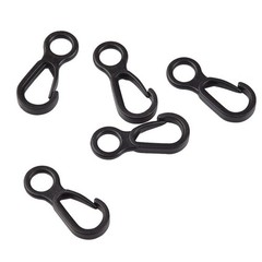 10pcs Plastic Snap Clip Hook Camping Carabiner Buckle Outdoor Tent Accessorie…