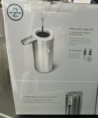 NEW simplehuman 9oz Automatic Sensor Pump – Refillable Touchless Liquid Soap