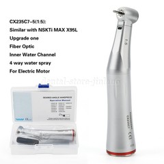 COXO Dental Optic Fiber 1:5 Contra Angle Handpiece CX235C7 C7-5 Standard Head