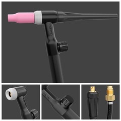 TIG Welding Torch WP-17V, Air-Cooled Lift TIG Torch with 10-25mm² Connector