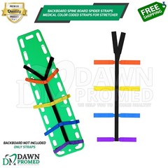 Backboard Color Coded Spider Straps for Spine Board Stretcher A+ Quality