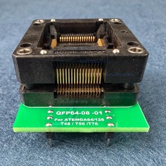QFP64-DIP40 Universal Adapter QFP64-08-01 for XGecu TL866II/T48/T56/T76 Prog