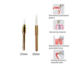 Dental Surgical Ceramic Soft Tissue Trimmer 21/23mm for Gingival Retraction