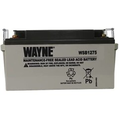 WAYNE WSB1275-75Ah Maintenance-Free Battery – Recommended for Wayne ESP25n,