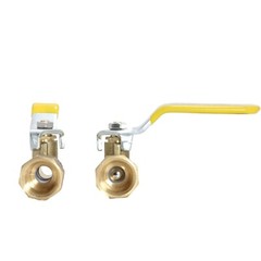 10 Pieces 3/4″ Pex Female Ball Valve, Pex B Crimp, Lead Free Brass, Full Port