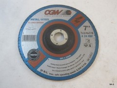 6 Pack CGW 35640 Depressed Center Grinding Wheels 7″ x 1/4″ x 7/8″