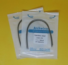 10Packs 100Pcs Dental Stainless Steel Arch Wires Orthodontic Round Natural Form