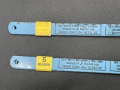 NOS Sears Craftsman Hacksaw Blades 10×24 Teeth 9_65873, 8 Count, Made In Sweden