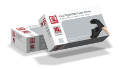 Vinyl Exam Gloves, 4 Mil Safty Glove Latex-Free & Powder-Free, SGBE 8004 Synmax
