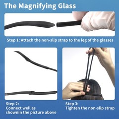 6.0X Dental Surgical 48° Ergo Loupes Optical Lens Flip-up Magnifying Glasses