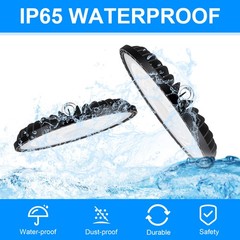 8 Pack 200W UFO Led High Bay Light Factory Commercial Warehouse Industrial Shop