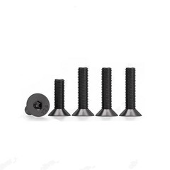 Fine Thread Black 12.9 Steel Hex Socket Countersunk Flat Head Screws M8/M10/M12